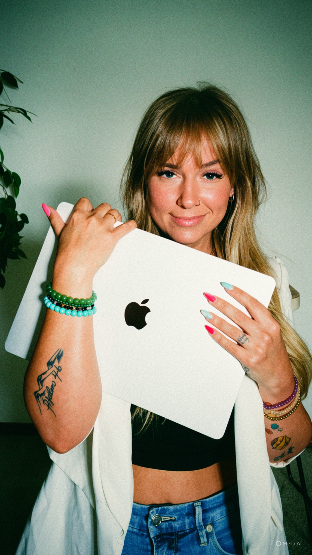 Madison with laptop
